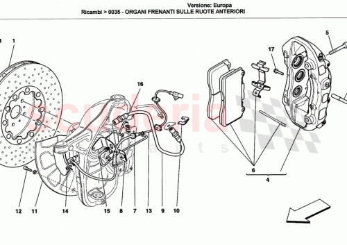 Part Diagram for Ferrari 274233