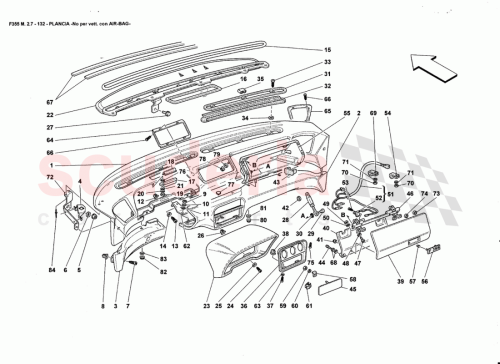 Part Diagram for Ferrari 641174