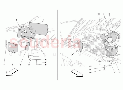 Part Diagram for Ferrari 66717100