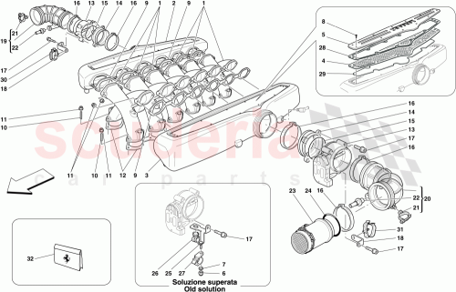Part Diagram for Ferrari 222850