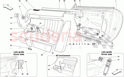 Part Diagram for Ferrari 80768000