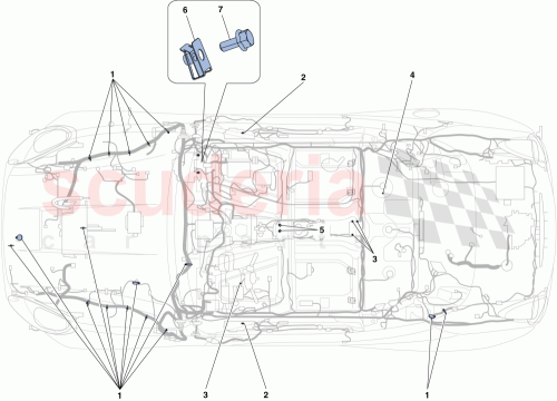 Part Diagram for Ferrari 303385