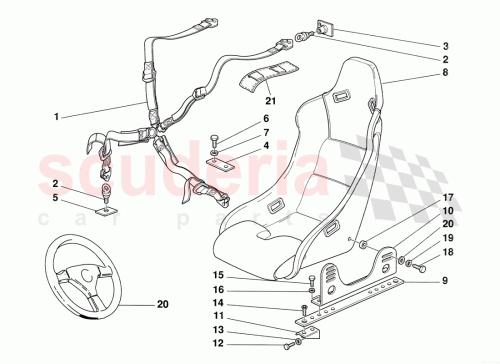 Part Diagram for Ferrari 164778