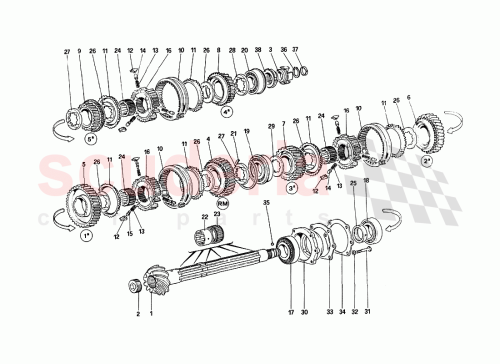 Part Diagram for Ferrari 122074