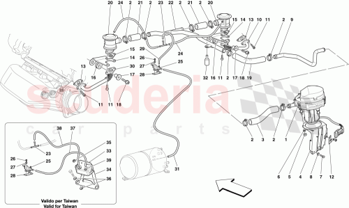 Part Diagram for Ferrari 118501