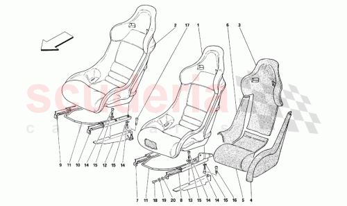 Part Diagram for Ferrari 64388100