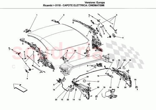 Part Diagram for Ferrari 80699900