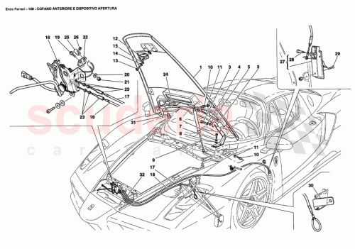 Part Diagram for Ferrari 66575200