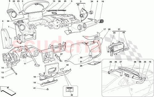 Part Diagram for Ferrari 83207300