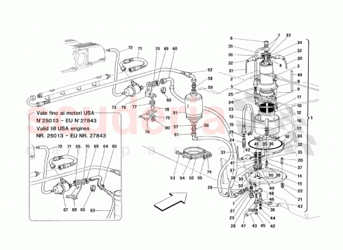 Part Diagram for Ferrari 15671101