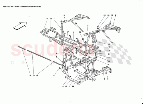 Part Diagram for Ferrari 15977724