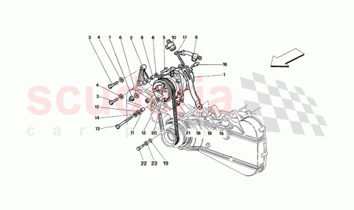 Part Diagram for Ferrari 121100