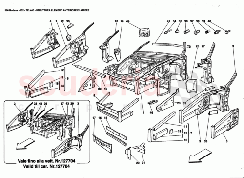 Part Diagram for Ferrari 65941600