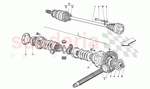 Part Diagram for Ferrari 132930