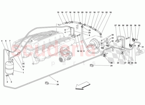 Part Diagram for Ferrari 188745