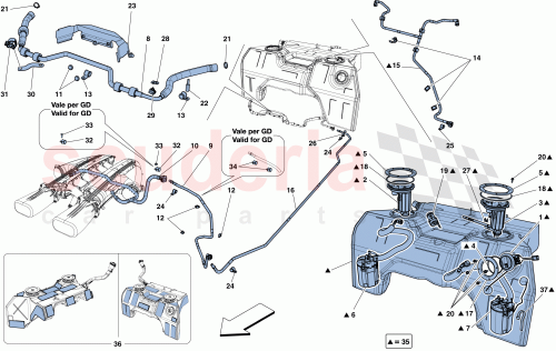 Part Diagram for Ferrari 293233