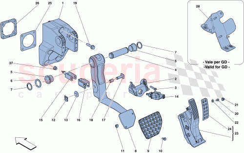 Part Diagram for Ferrari 82467100