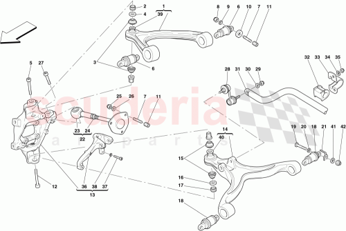 Part Diagram for Ferrari 190750