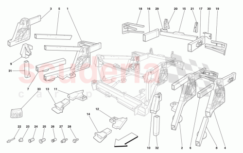Part Diagram for Ferrari 66928600