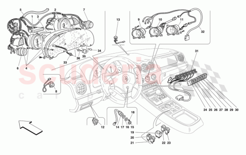 Part Diagram for Ferrari 180691