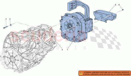 Part Diagram for Ferrari 14308934
