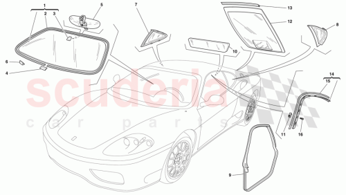 Part Diagram for Ferrari 65250800