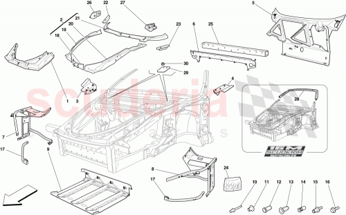 Part Diagram for Ferrari 80305911