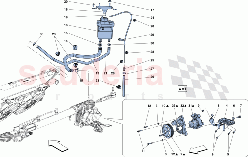 Part Diagram for Ferrari 323238