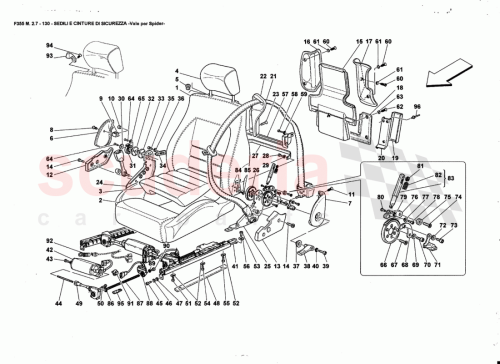 Part Diagram for Ferrari 64977700