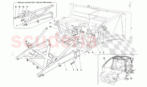 Part Diagram for Ferrari 144263