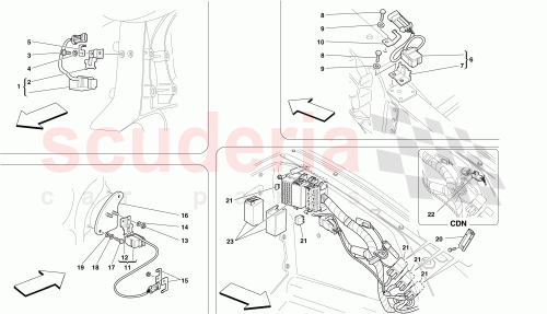 Part Diagram for Ferrari 232667
