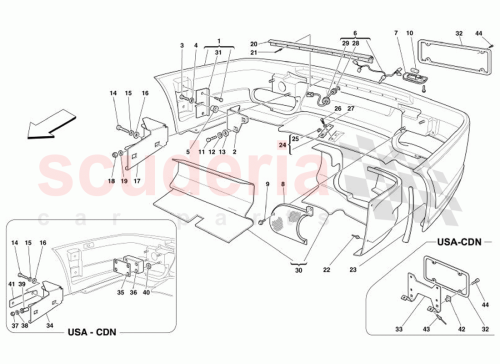 Part Diagram for Ferrari 200723