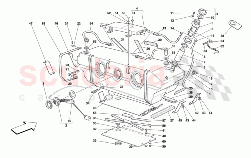 Part Diagram for Ferrari 181180