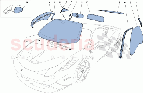 Part Diagram for Ferrari 85061700