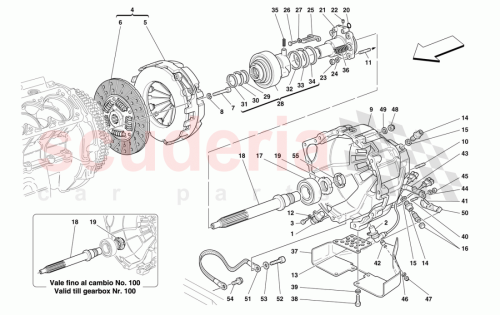 Part Diagram for Ferrari 153201