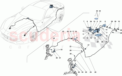 Part Diagram for Ferrari 284507