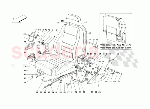 Part Diagram for Ferrari 63366600