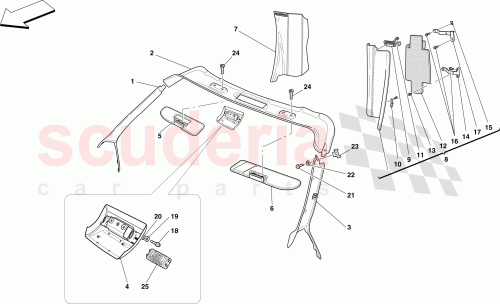 Part Diagram for Ferrari 14305974