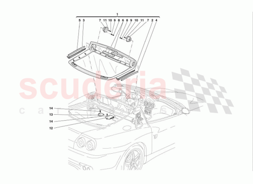 Part Diagram for Ferrari 68825800