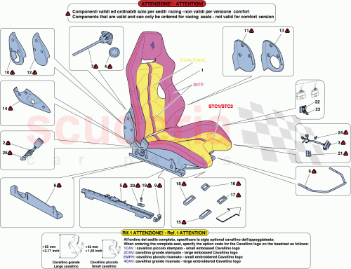 Part Diagram for Ferrari 84618900