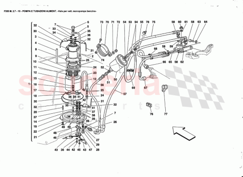Part Diagram for Ferrari 165489