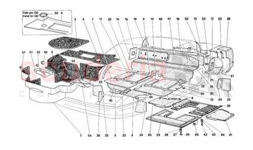 Part Diagram for Ferrari 63086300