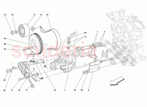 Part Diagram for Ferrari 102695