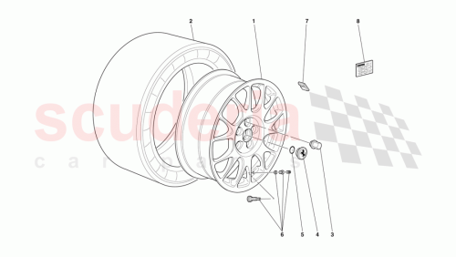 Part Diagram for Ferrari 182059