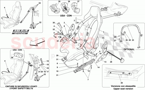 Part Diagram for Ferrari 81350900