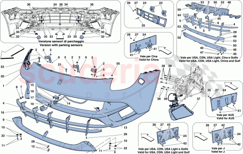 Part Diagram for Ferrari 85531610