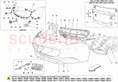 Part Diagram for Ferrari 82954710