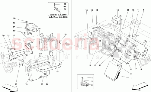 Part Diagram for Ferrari 233100