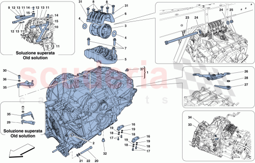 Part Diagram for Ferrari 14331024