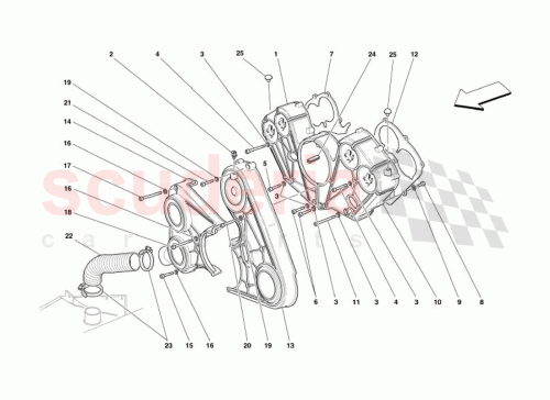 Part Diagram for Ferrari 156839